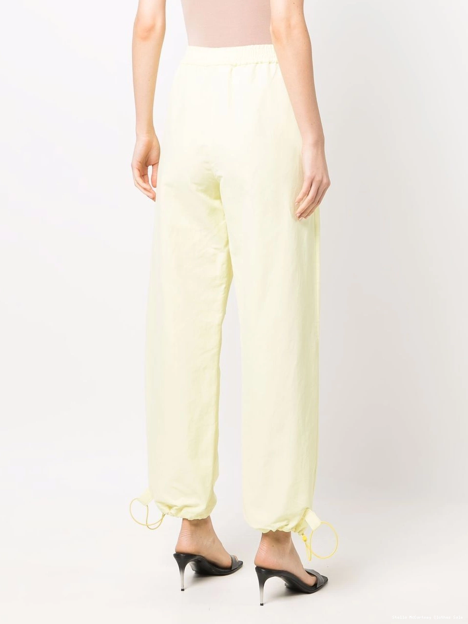 Cheap Women McCartney Stella drawstring cuff pants track 0822